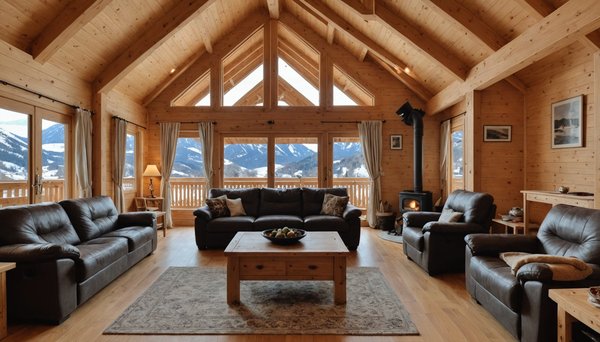 Chalet à vendre à saint martin de belleville : luxe et confort